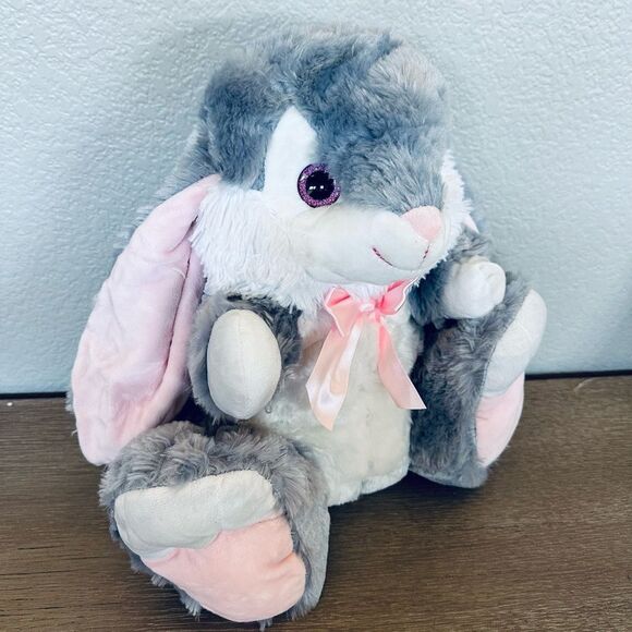 Large Plush Easter Bunny Spring Stuffed Animal Toy - Picture 4 of 4